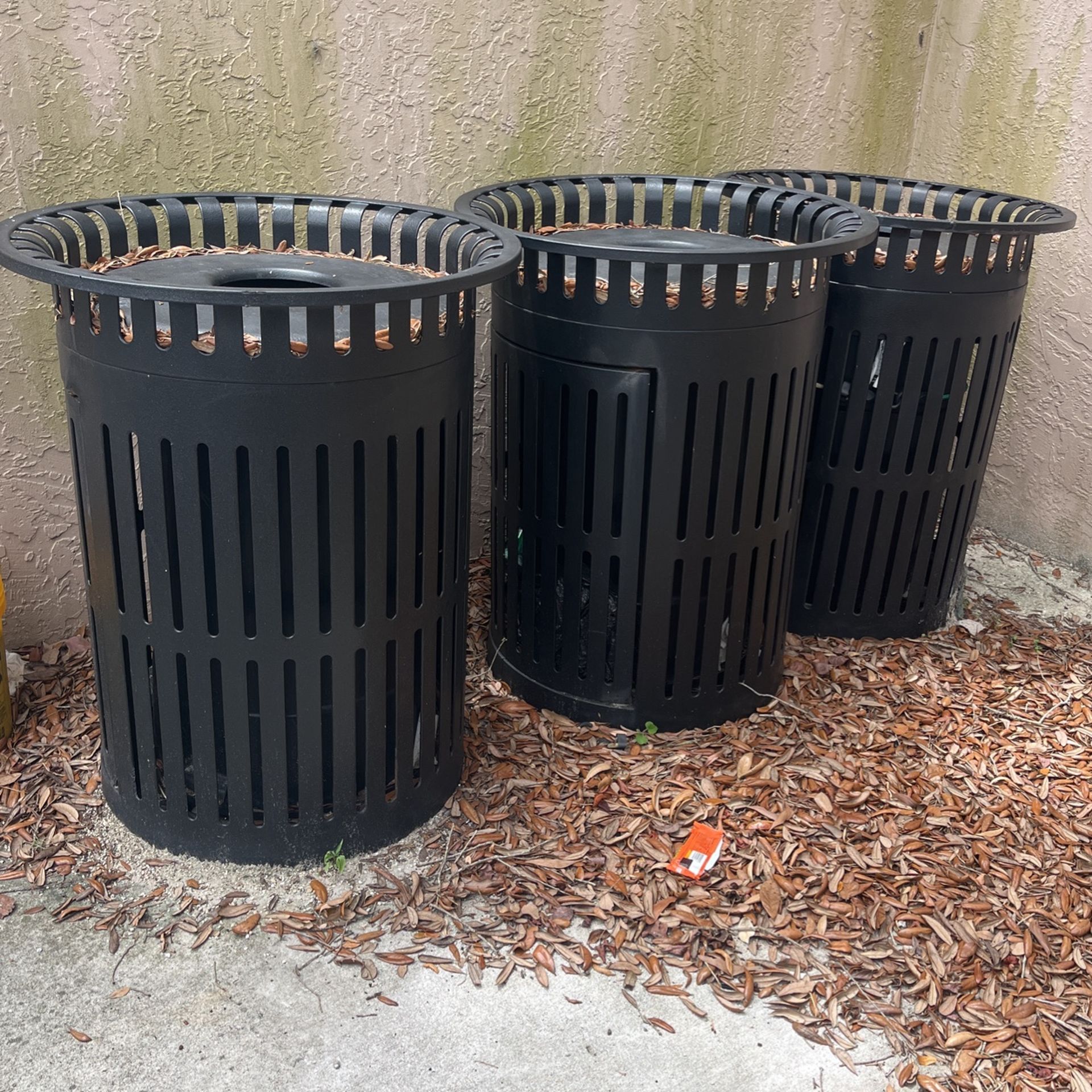 Exterior Commercial Garbage Can