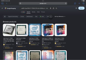 Intel i7 7700k