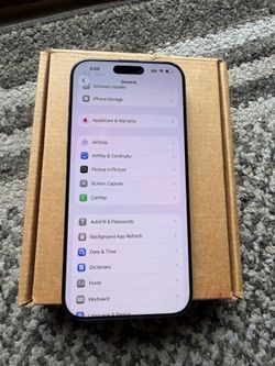 FULLY UNLOCKED IPHONE 16 PRO MAX 256 SELL OR TRADE