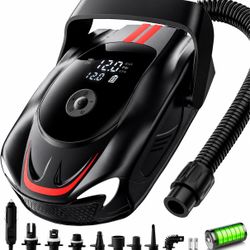 22 PSI Rechargeable SUP Pump w/ Battery & Auto Shut Off