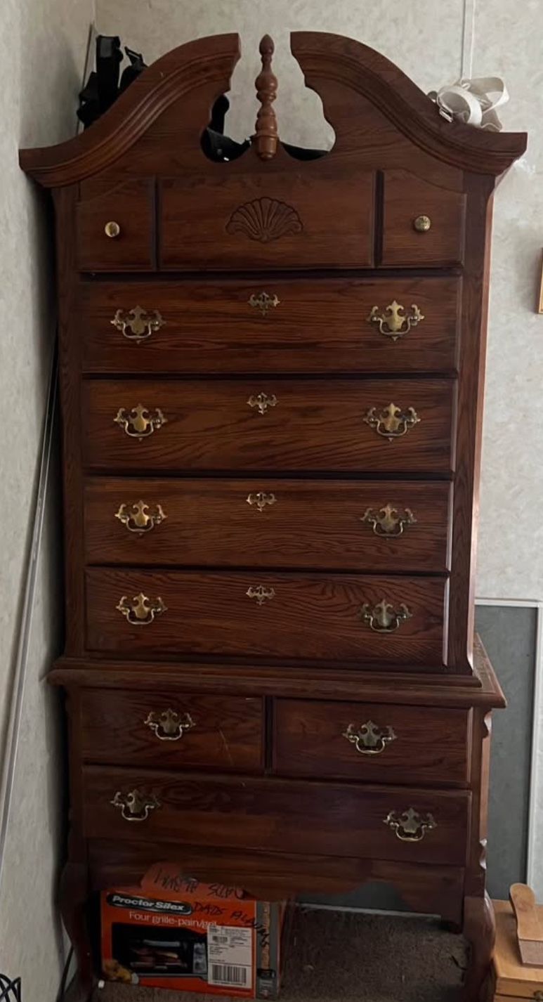 Antique Chest Dresser & End Table