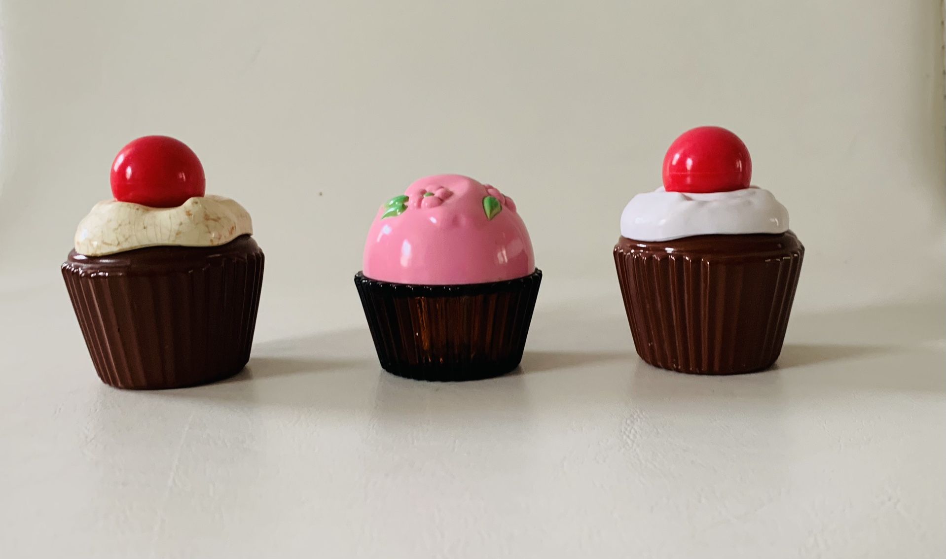 Vintage Collectible 1974 Avon Cupcakes Perfume Bottles Empty