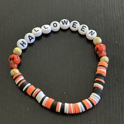 Halloween Beaded Bracelet 