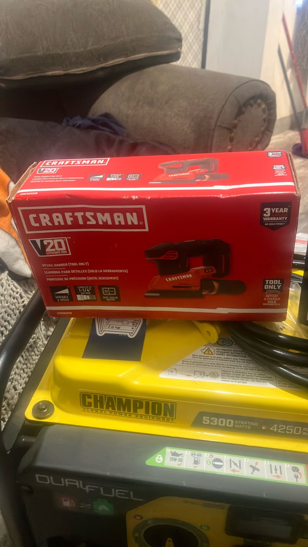 Craftsman Sander 20 V Brand New