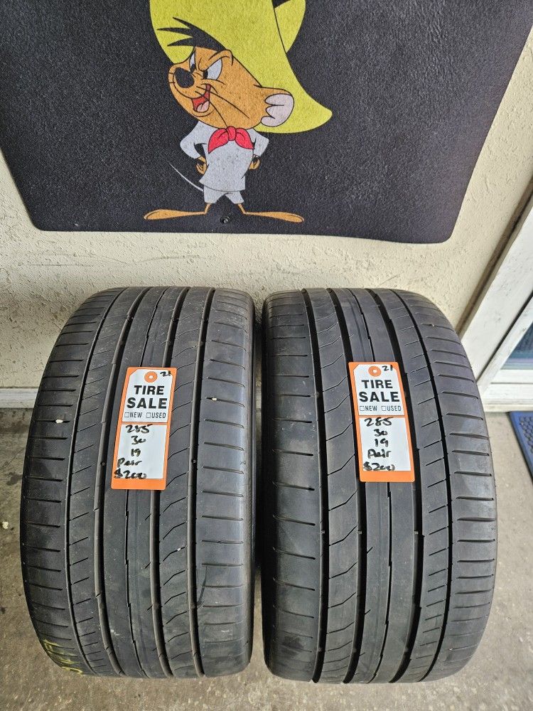 285/30/19 Continental Tires (2)