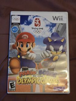 Mario & Sonic At The Olympic Games Beijing 2008 Nintendo Wii CIB Complete Tested