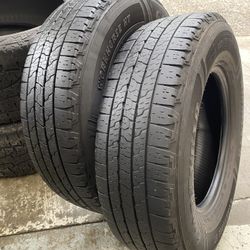 2 Used Tires LT 225/75/16 Good year Workhorse 