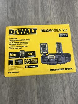 DEWALT Tough System 2.0 Flex Volt 20V/60V Cordless LED Adjustable Work Light