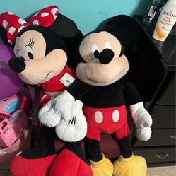 3 Feet Tall New Minnie And Micky Mouse 