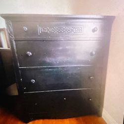 Large Black Dresser