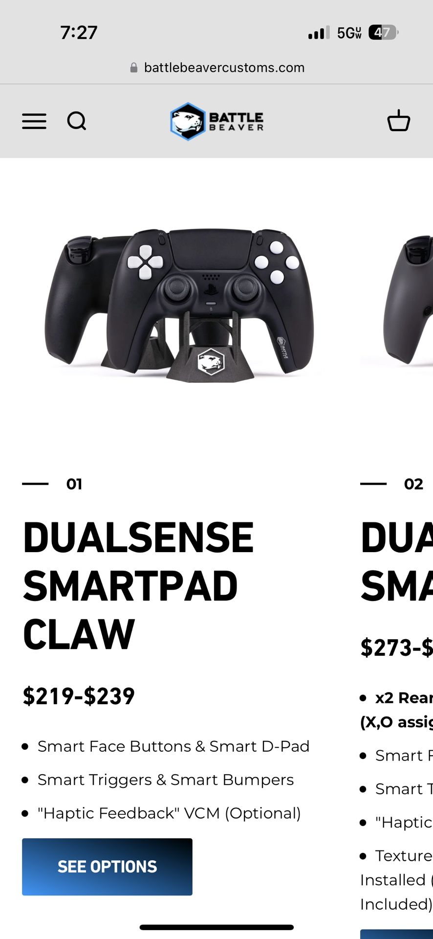 Battle Beaver Claw  Smart pad OBO