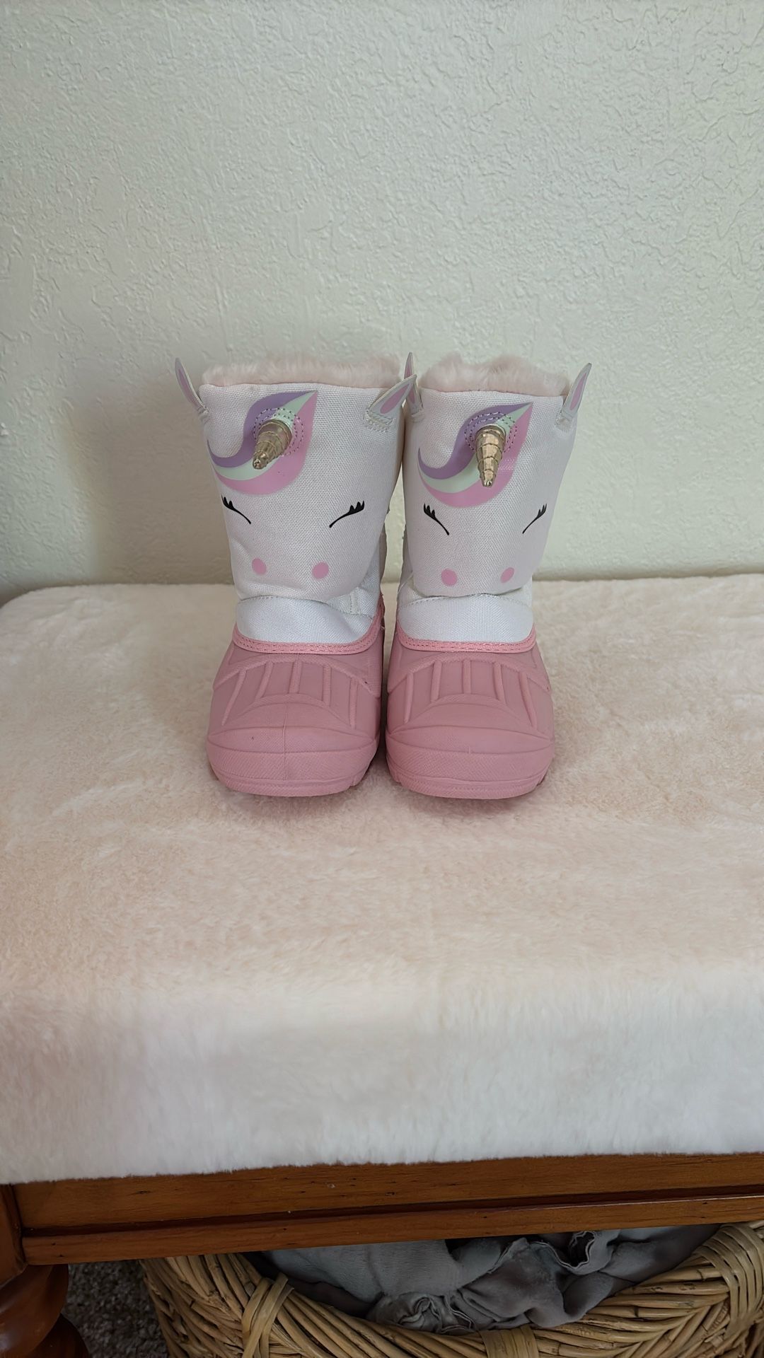 Unicorn Snow Boots - Toddler Size 10