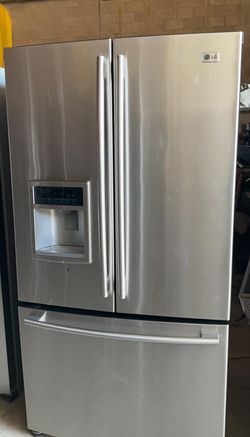 LG 3-Door Stainless Steel Fridge
