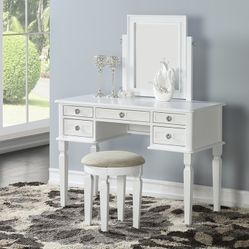 Vanity Set W/ Stool