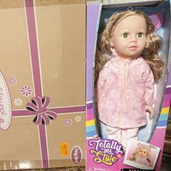 Doll And  Bicycle Toy