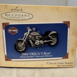 Hallmark Ornament-  Harley Davidson VRSA V-Rod  