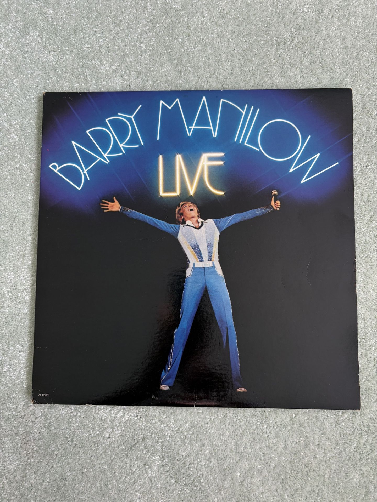 1977 Barry Manilow Live 2 LP Record Set With A Gatefold Cover AL8500