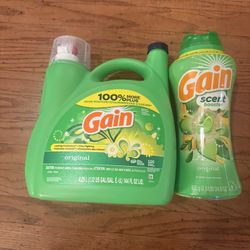 Gain Liquid Detergent & Scent Booster Bundle