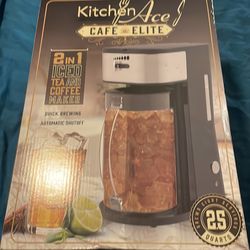 The Kitchen Ace Cafe Elite 2-in-1 Iced Tea and Coffee Maker