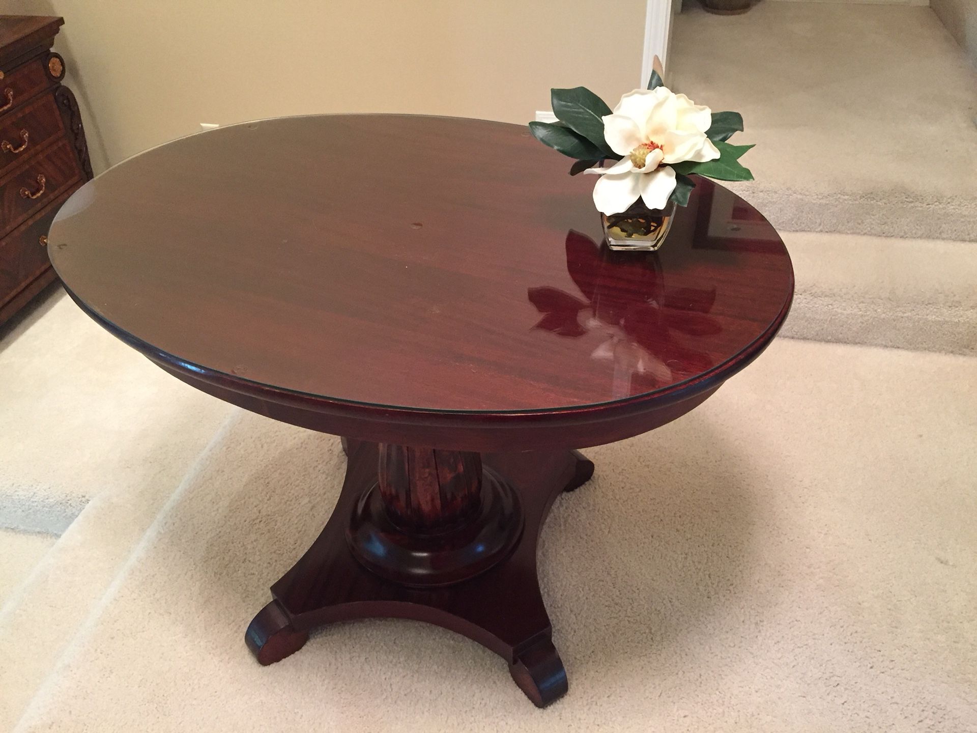 Classic Cherry Oval Table. $175