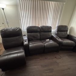 Leather Movie Sofa