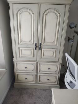 Free Armoire - ornate doors, shelves and drawers