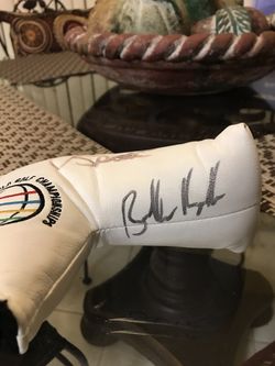 Signed head cover