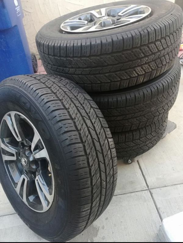 Toyota Tacoma 2017 rims and tires size 17 for Sale in Los Angeles, CA - OfferUp