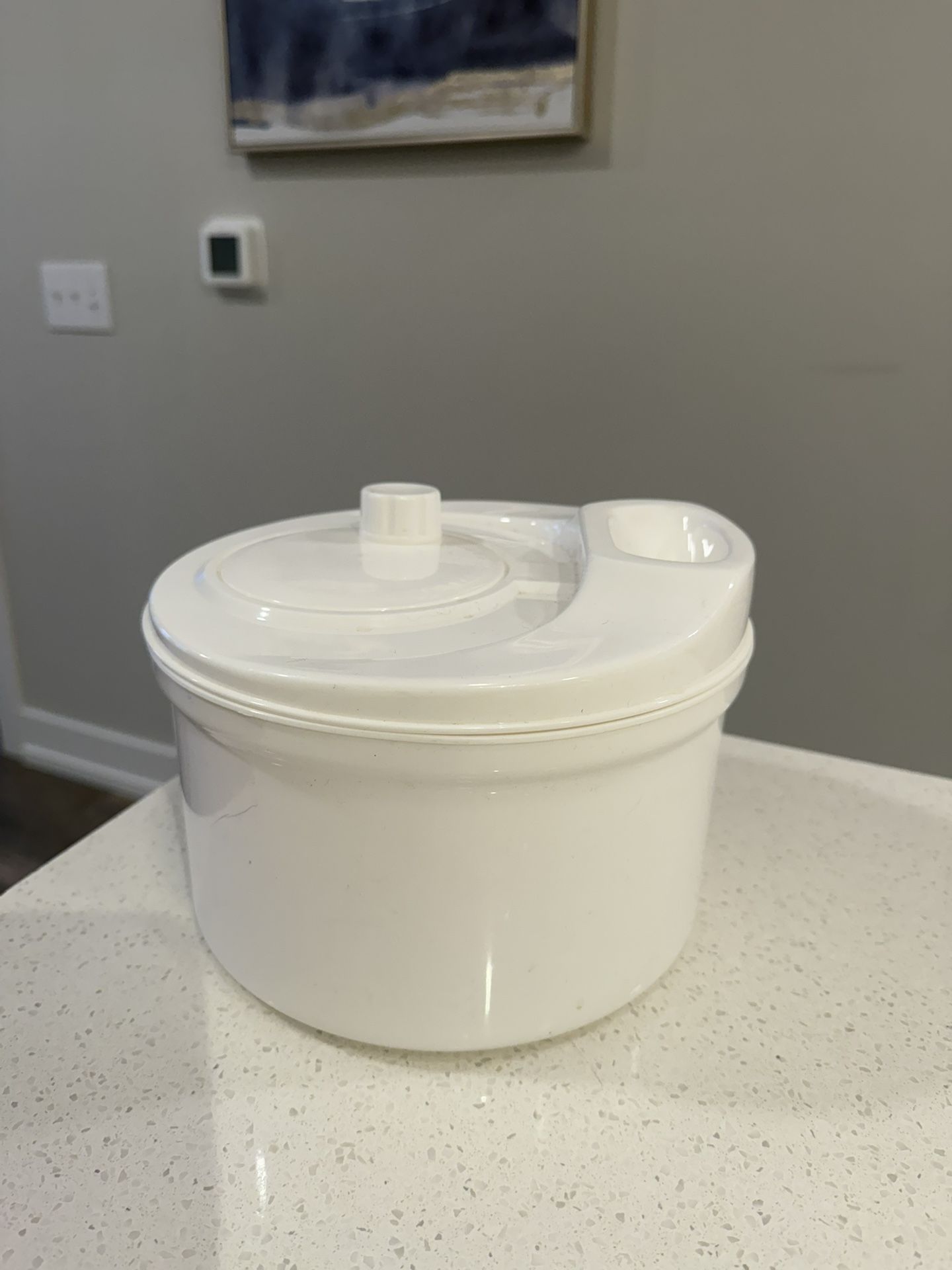 Plastic salad spinner 9 inches- never used
