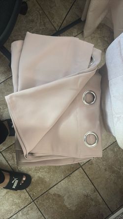 Muave/blush curatains