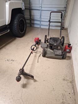 Craftsman mower and Weed Eater