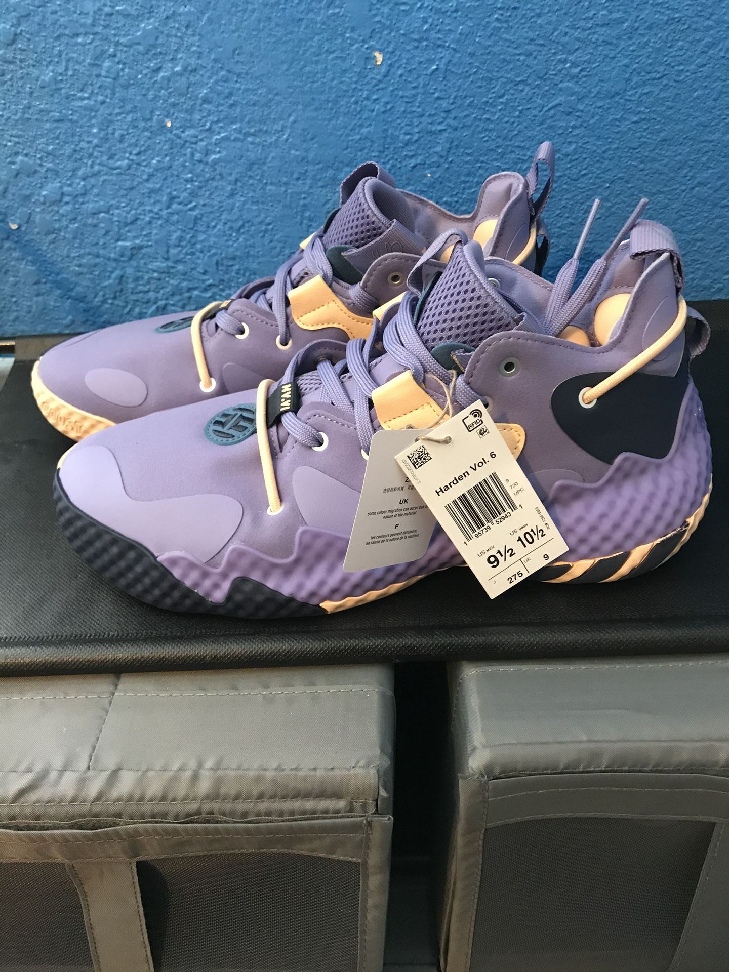 New Adidas Harden Magic Lilac Silver Basketball Shoes Mens