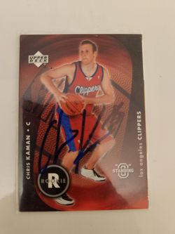 Chris Kaman Signed Upper Deck Rookie Card