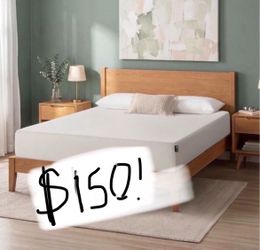Zinus Full Green Tea Memory Foam Mattress 12 Inch, Pressure-Relieving Comfort & Full-Body Support, Naturally Fresh, Medium Firm Feel, CertiPUR-US &