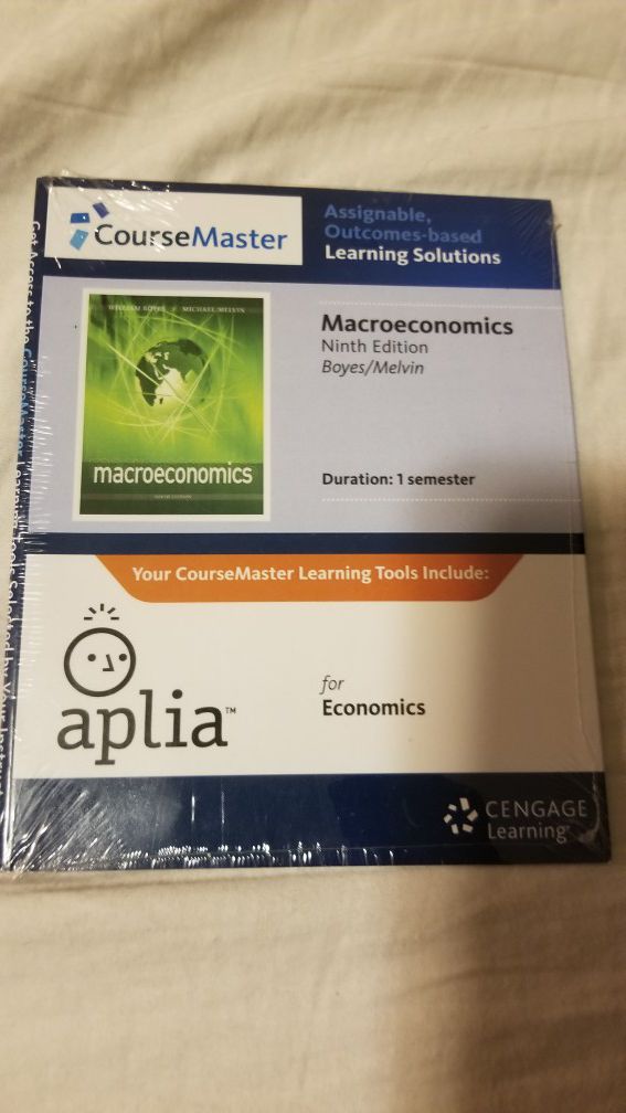 Aplia macroeconomics 9th edition boyes / melvin