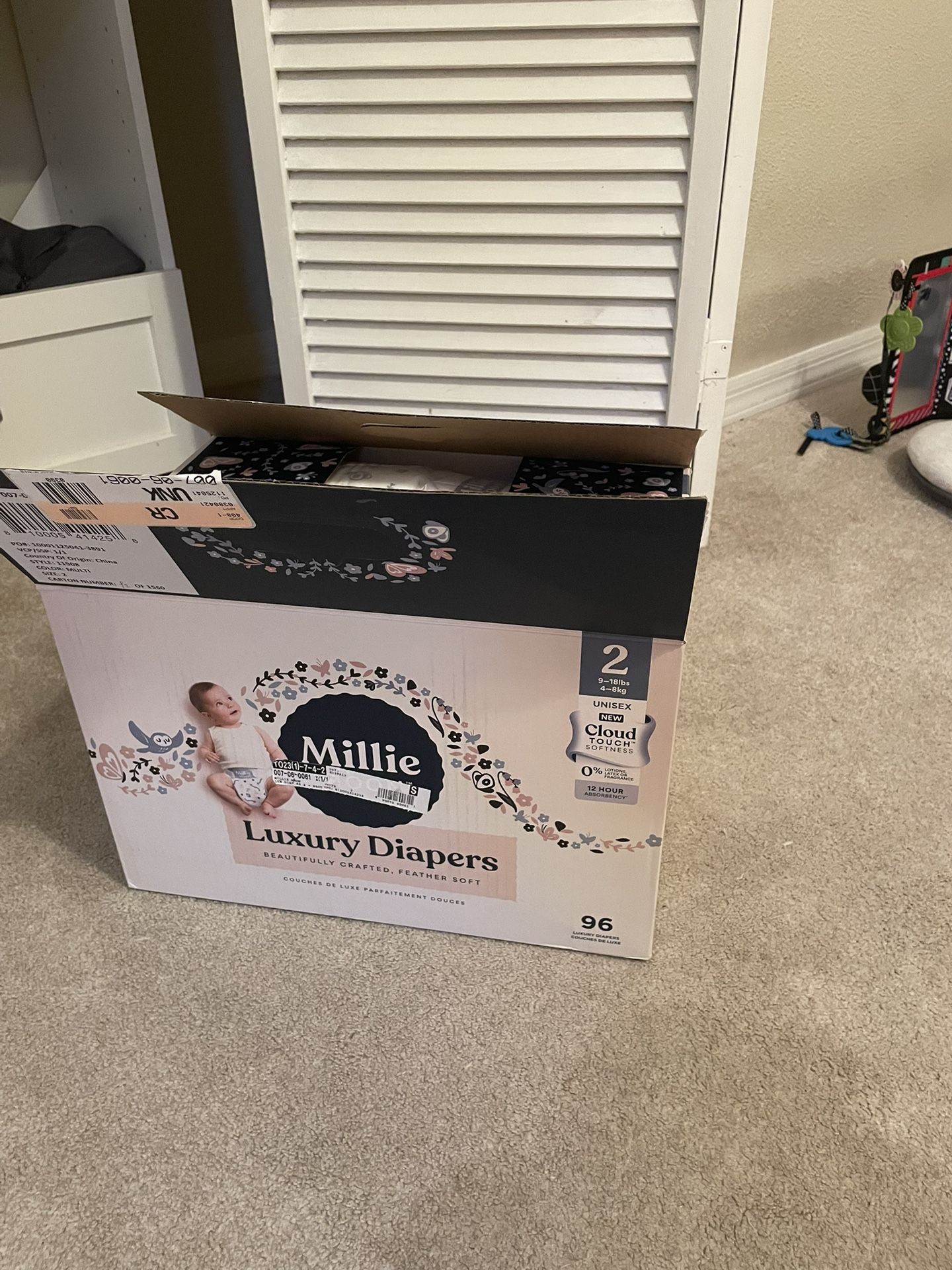 Diapers size Two