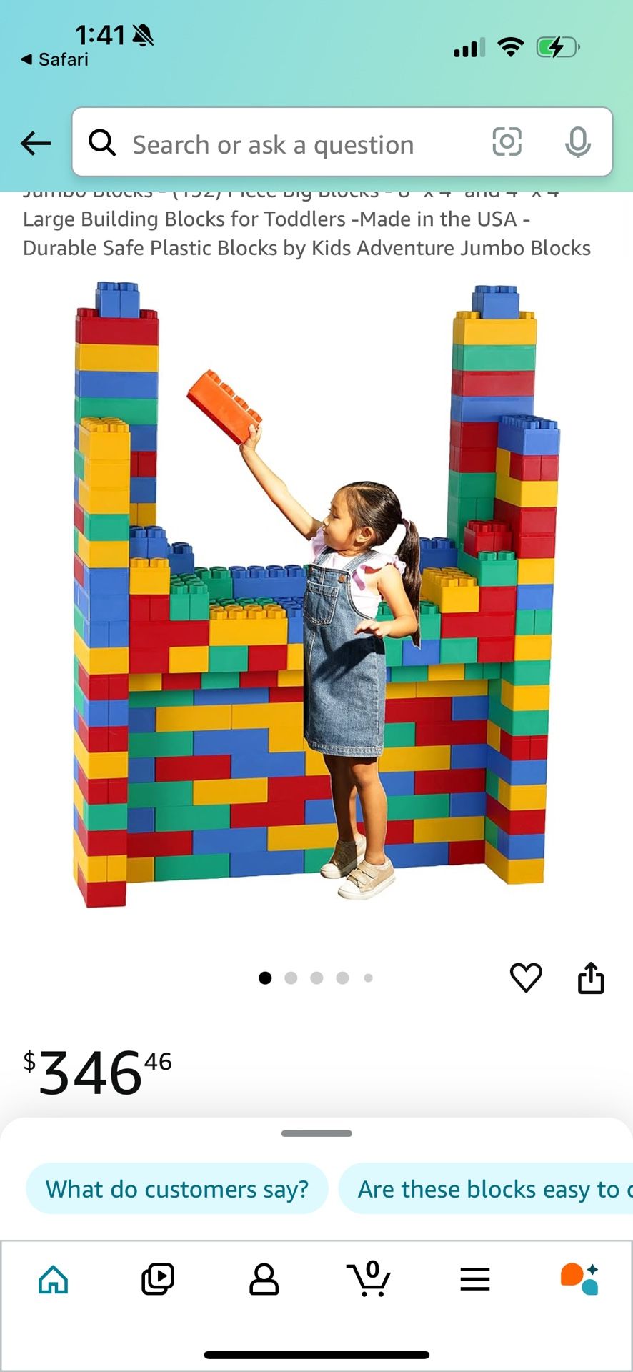 Jumbo Lego Building Blocks