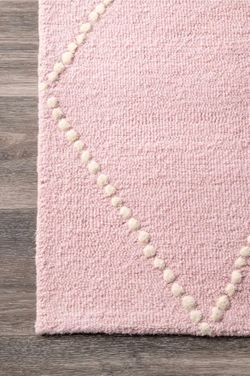 Blush Pink Rug 5x8 🩷