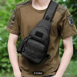 Bandolera Para Hombre Mochila Viaje Cartera Bolso de Hombro Sling Chest Bag New mochila de hombro 3 colores Backpack
