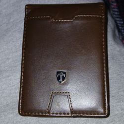 Men's Slim TRAVANDO Wallet - Brown - Slightly Used