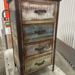 4 Drawer Side Table