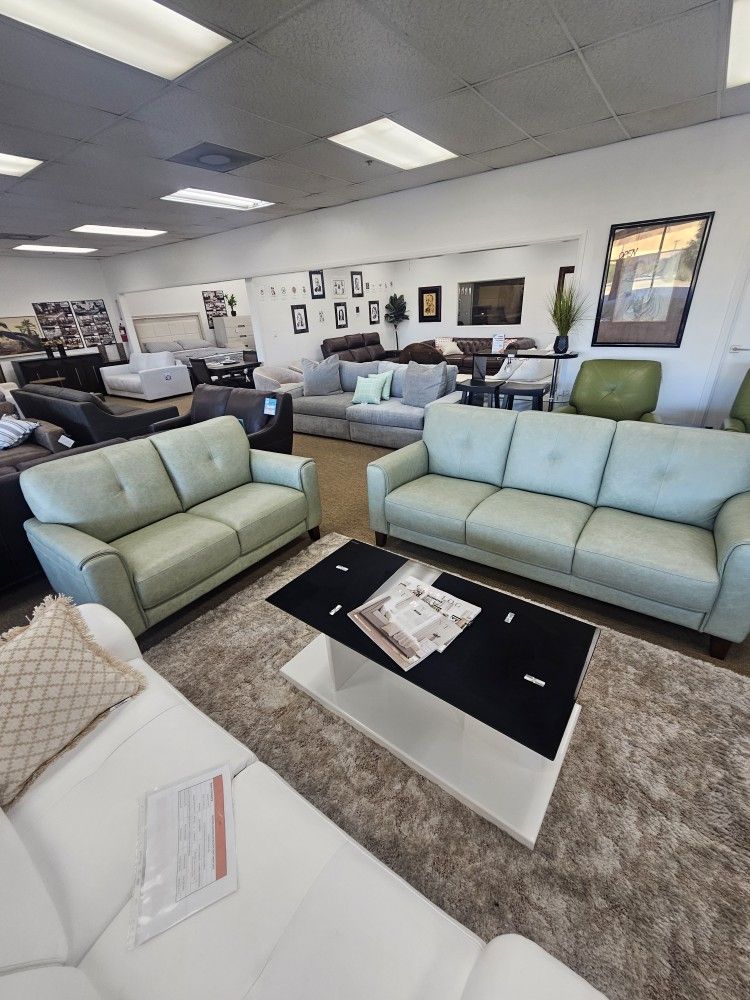 Top Grain Leather Sofa-Ashlinn