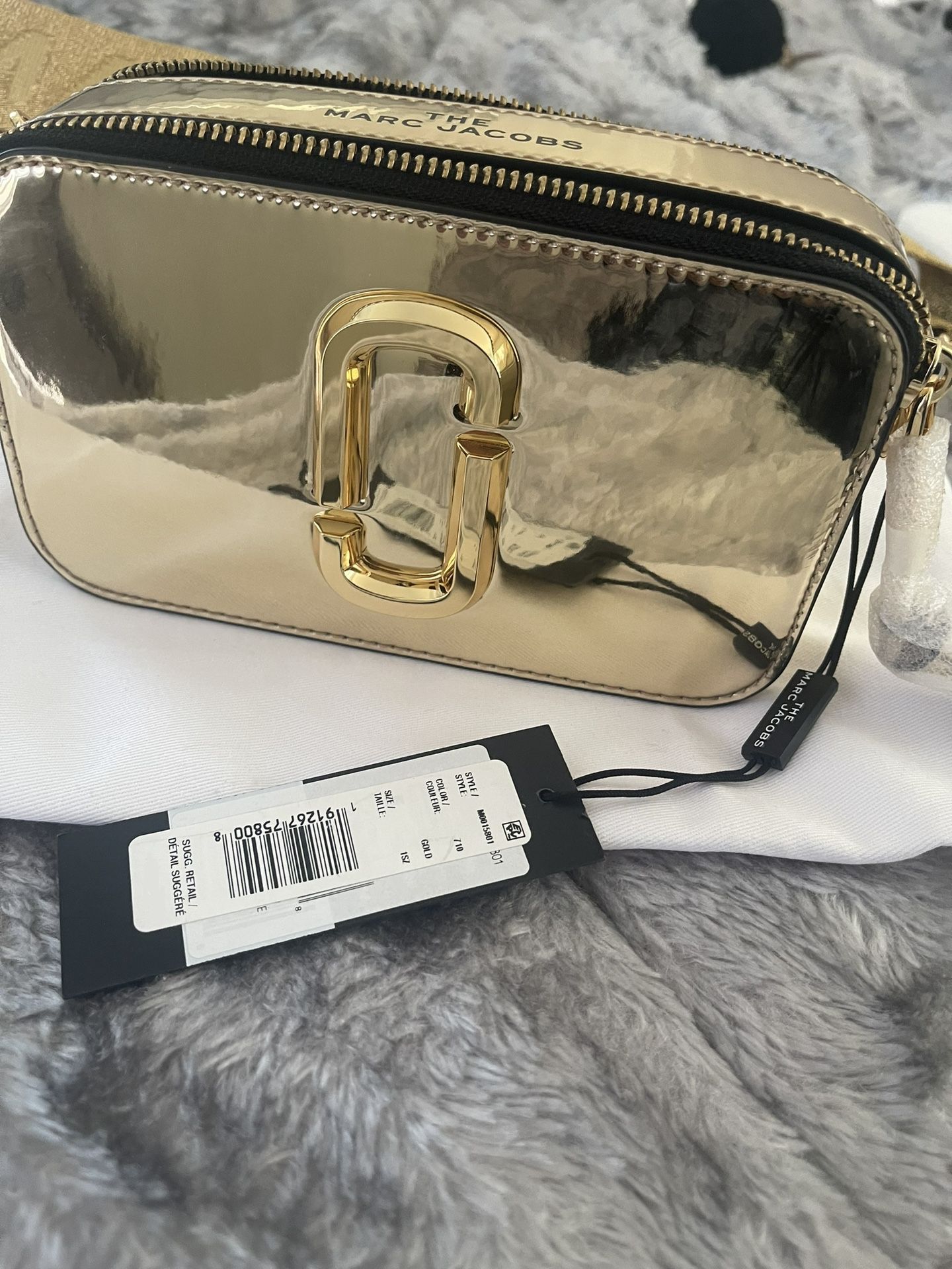 GOLD MARC JACOBS The Snapshot bag