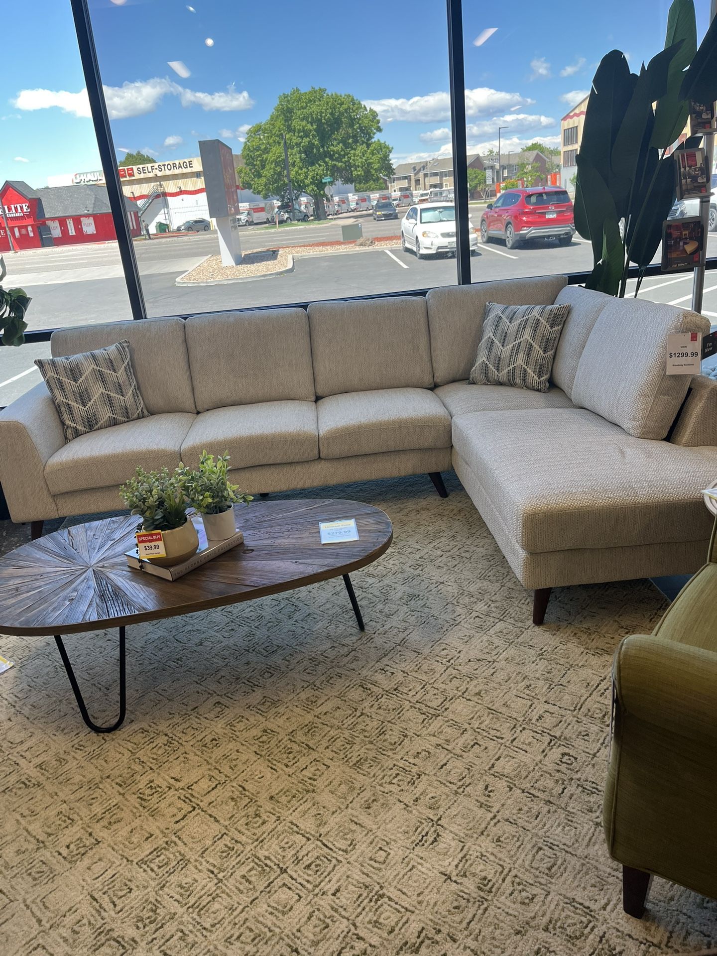 NEW L SOFA (priced With Tax)
