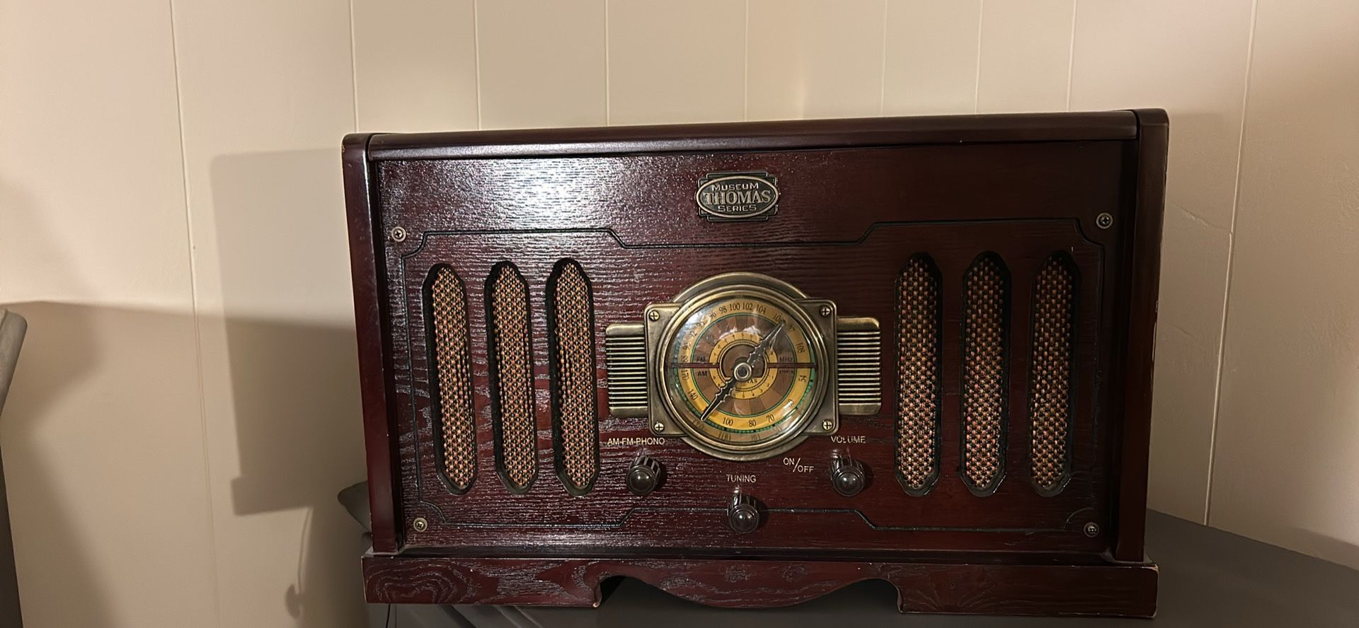 Modern Antique Looking Radio/Cassette/Record Player
