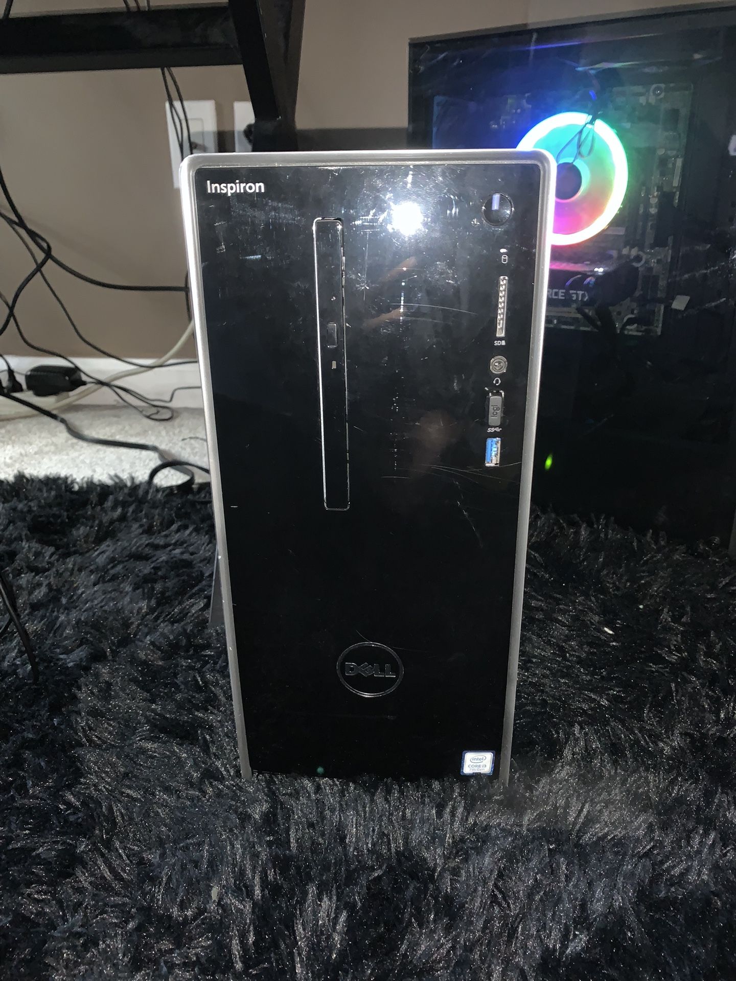 1050ti , i3 7100 , 16gb ddr4 , 256 gb ssd , wireless wifi and bluetooth , gaming pc desktop computer
