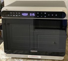 AIR FRYER - $400 CHEF'S CHOICE AIR FRYER OVEN WITH STEAM STAINLESS STEEL – MODEL AFCC25SS13