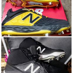 2  Pairs Of New Balance Cleats Brand New $25