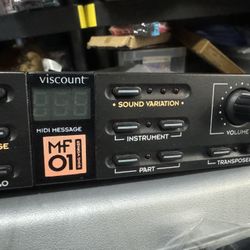Vintage midi floppy disc reader player by viscount
