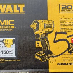 DEWALT ATOMIC 20-Volt MAX Cordless Brushless 1/2 in. Impact Wrench (Tool-Only)